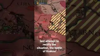 last attempt to rectify the situation, the battle of Krakow