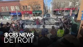 Hundreds of Ann Arbor high school students walk out in protest of latest ICE activities