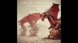 Chinese music, history, war, ancient costumes, war drums, epic #linhmuzika #ai