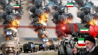 Israeli Military Covert Weapons Supply Convey Distory By Irani Fighter Jet & Wars Helicopter GTA V
