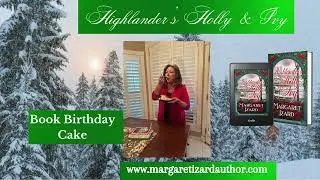 Holly & Ivy Book Bday Cake