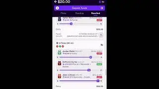 BANG!!! Video shows Another HUGE WIN on Dabble😱🤑 480$$ BUCKS!!! 🤑🤑🤑 #dabble #parlay | Dabble Exp #1