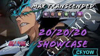 Grimmjow (CFYOW) MAX TRANSCENDED T20 Showcase | Bleach Brave Souls
