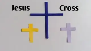 Cross Crafts | Good Friday Craft | Diy Jesus Cross  | Origami Cross