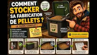 Comment stocker sa fabrication de pellets ?