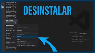 CÓMO DESINSTALAR EXTENSIONES en VISUAL STUDIO CODE