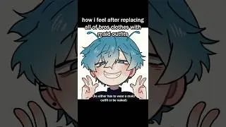 oh erm&hellip; LMAO 💀 art by mochi_kai! #weeb #animeweeb #cursed #vtuber #cute #kawaii #animeboy