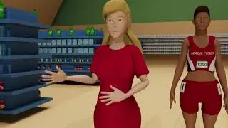 Rough Render: Retail Magic Feet Commercial Draft