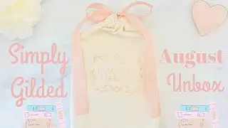 Simply Gilded Luminous Library Unboxing - August 2021 - Mystery Item Not Revealed