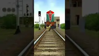 chicken vs train simulator back the train vfx funny video