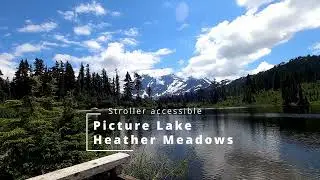 Picture lake, Heather Meadows. Washington