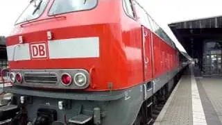 Dieselloks BR 218 und Dieselsound in Goslar