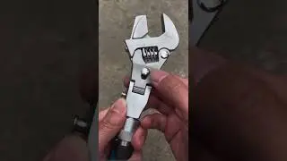 Разводной ключ с вращающейся головкой и телескопической ручкой, круто😎