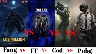 FREE FIRE VS PUBG VS CALL OF DUTY VS FAUG........NEW GAMING PODCAST/GAMING PODCAST/EP-1