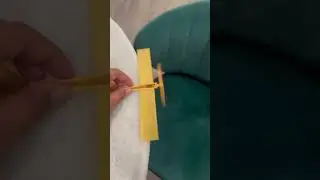 3D printed rubber band plane.