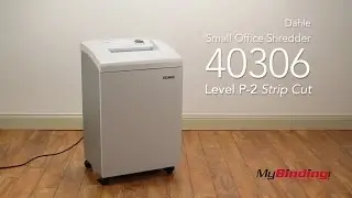 Dahle 40306 Small Office Level 2 Strip Cut Paper Shredder