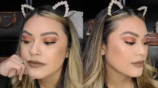THANKSGIVING MAKEUP TUTORIAL 2021 MORPHE 3503 GLITTERY FALL