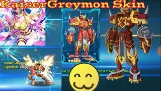 Digital World/Digital Master Digimon Unlock KaiserGreymon Skin (new release) + see Ultimate Skill