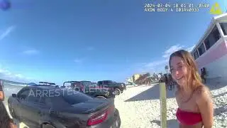 Mouthy Teen Boldly Works Overtime Roasting Cops During Beach Arrest