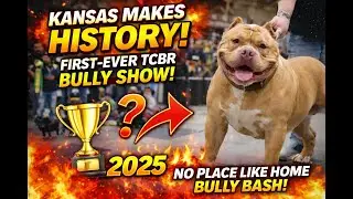 Kansas Makes History! 🏆 First-Ever TCBR Bully Show | No Place Like Home Bully Bash 2025