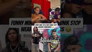 FUNNY MIKE TELLS WHY RUNIK STOP WEARING BANDANNAS #funnymike #hag