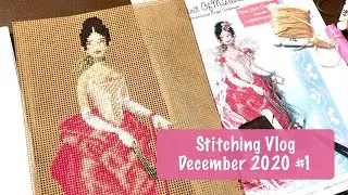 Stitching Vlog: Mistletoe, Kitting up Mill Hill Santa, and some Q&A