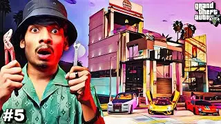 I Built a NEW GARAGE For FRANKLIN , POOR to RICH || GTA V GAMEPLAY #5