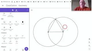 Construct Equilateral Triangle using GeoGebra
