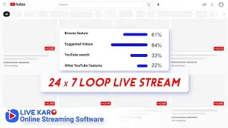 Stream Pre-Recorded Videos 24/7 Effortlessly on YouTube with LiveKaro Streaming Software