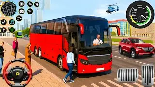 Luxury Bus Simulator 🚍😱 City Traffic & Passenger Pickup | Realistic Android Gameplay 