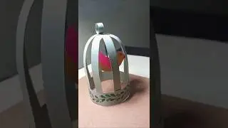 DIY Paper Bird Cage ideas #shortsfeed ##trending #ytshorts #youtubeshorts #bestyoutuber #artandcraft