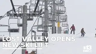 Lost Valley opens first new ski lift in 50 years