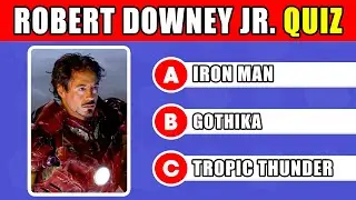 Only 1% of Marvel fans can pass this Robert Downey Jr. Quiz! 😎🔥