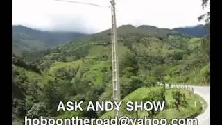 View of Andes Mountain in Bus Loja to Villcabamba