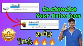 Change Drive Icon Windows 10 Tamil | How to repair hard disk Tamil | External hard disk repair Tamil