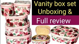 Vanity box unboxing & full honest review | Multipurpose vanity box set |Shifa Unboxing products fzd