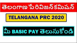 Know your basic pay after Telangana PRC 2020