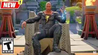 Fortnite BLACK ADAM Trailer シ