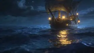 Voyage Across the Deep Sea | Calm Focus Music, Ambient Waves, Deep Concentration