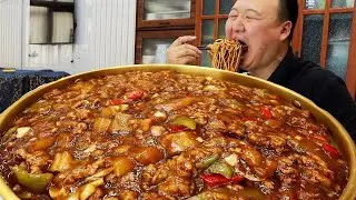 网友想看老北京打卤面，阿强安排啦，味道太赞了，根本停不下来！【cram阿强】
