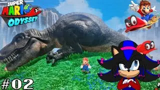 Super Mario Odyssey Switch : Un T-Rex dans l'univers de Mario 