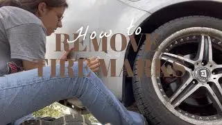 How to: Remove tire marks
