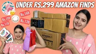 UNDER Rs.299 AMAZON HAUL  | Affordable Makeup/Beauty Tools/Jewellery | Kashika