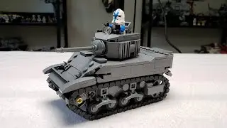 Сборка потрясающего танка M5A1 Stuart времён Второй мировой войны из Lego | Модель от Omaha Bricks