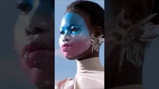 Face paint for Sch&ouml;n! Magazine #editorial #bts #londonmakeupartist #facepaint #editorialmakeup