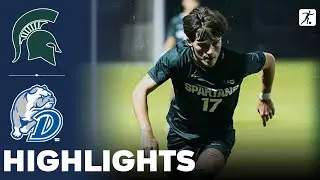 Michigan State vs Drake | NCAA College Soccer | Highlights - October 27, 2023
