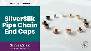SilverSilk Pipe Chain End Caps &ndash; Clean Finish for Knitted Wire Jewelry
