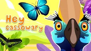 Hey Cassowary Song #animalsongsforkids #songsforkids #educationalsongs