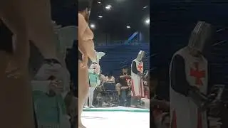 Bucky goes down in the sumo ring at #Animematsuri2023 #animematsuri #sumo #wrestling