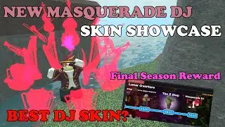 The New Masquerade DJ Skin Showcase, BEST DJ SKIN IN THE GAME? || Tower Defense Simulator